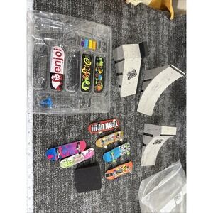 Tech Deck Lot Vintage 9 Boards Ramps